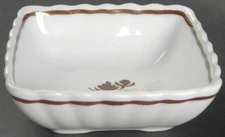Tea Leaf 6" Square Vegetable Bowl