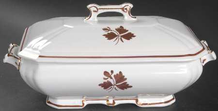 Tea Leaf Rectangular Covered Vegetable