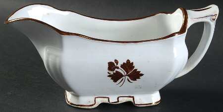 Tea Leaf Gravy Boat