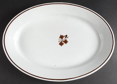 Tea Leaf 15" Oval Serving Platter