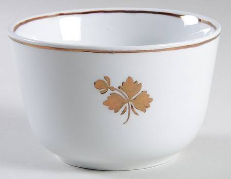 Tea Leaf Cranberry Bowl