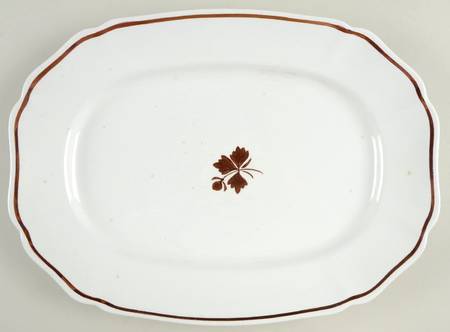 Tea Leaf 14" Oval Serving Platter