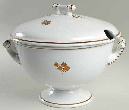 Tea Leaf Tureen &  Lid
