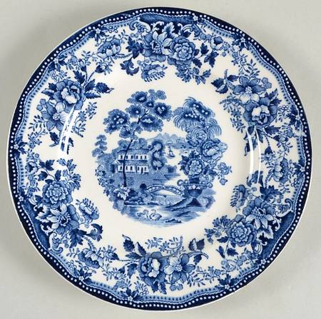 Tonquin Blue Bread & Butter Plate