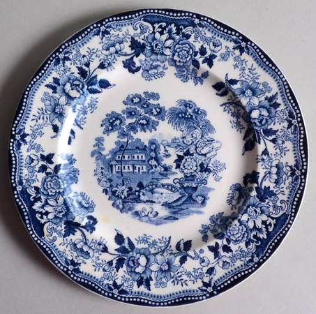 Tonquin Blue Salad Plate