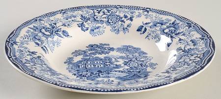 Tonquin Blue Rim Soup Bowl