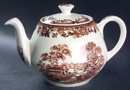 Tonquin Brown Teapot & Lid