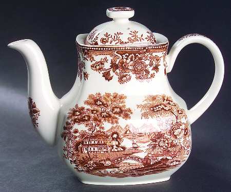 Tonquin Brown Teapot & Lid