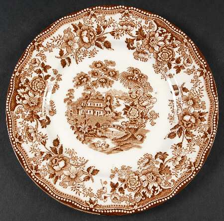 Tonquin Brown Salad Plate