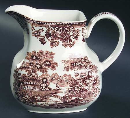 Tonquin Brown Multicolor 32 Oz Pitcher