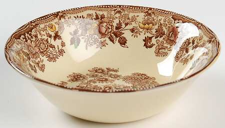 Tonquin Brown Multicolor Coupe Cereal Bowl