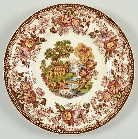 Tonquin Brown Multicolor Bread & Butter Plate