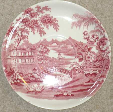 Tonquin Pink Underplate for Sauce Boat