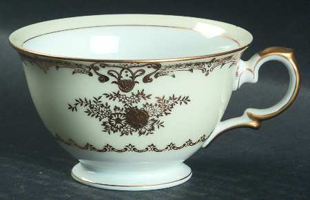 Augusta (Older, Gold Trim) Footed Cup