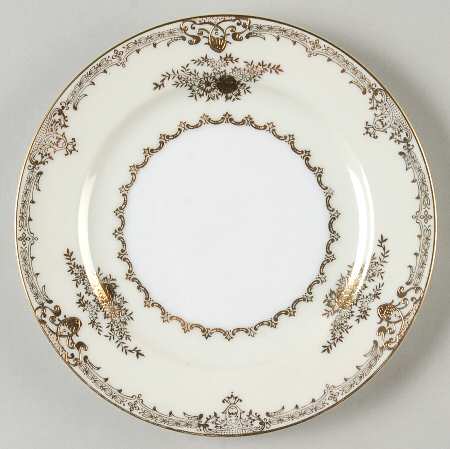 Augusta (Older, Gold Trim) Bread & Butter Plate