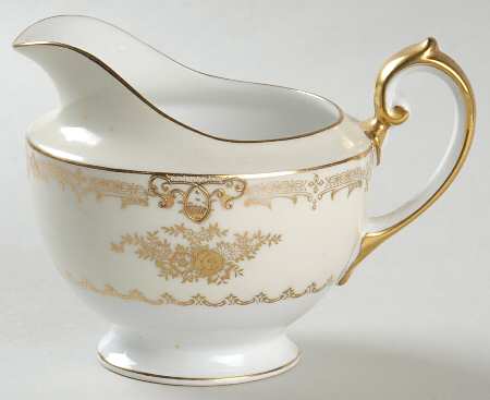 Augusta (Older, Gold Trim) Creamer