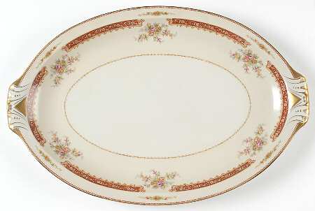 Barclay  17" Oval Serving Platter