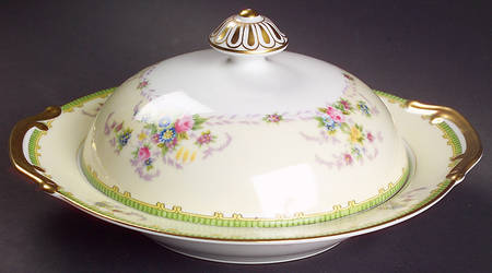 Briarcliffe Round Covered Butter by Meito