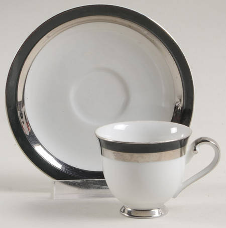 Duchess Footed Demitasse Cup & Saucer Set