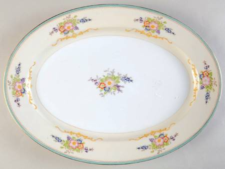 Hopkins 14" Oval Serving Platter by Meito