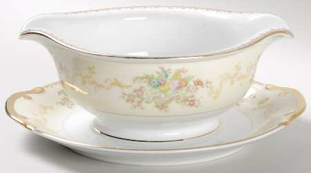 MEI140 Gravy Boat with Attached Underplate