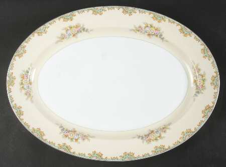 MEI17 16" Oval Serving Platter by Meito