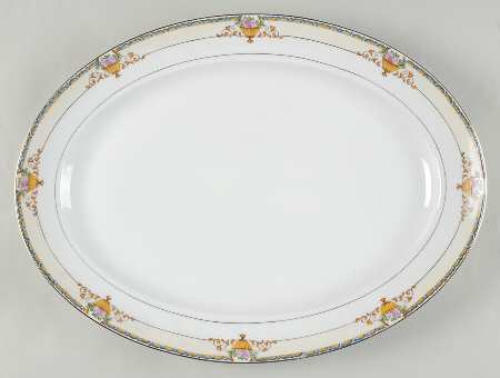 Plaza 16" Oval Serving Platter