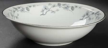 Silver Pine 9" Round Vegetable Bowl