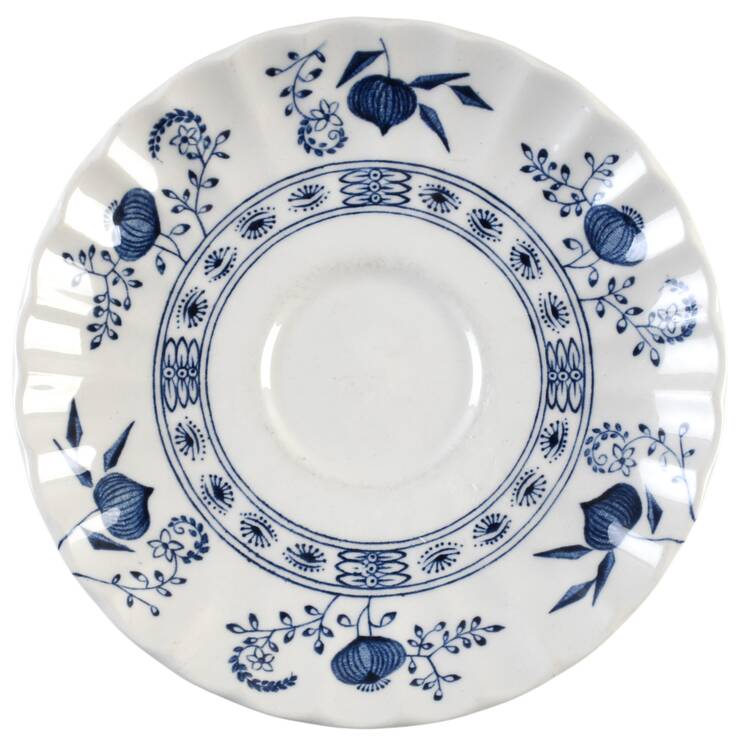 Blue Nordic Saucer for Flat Cup