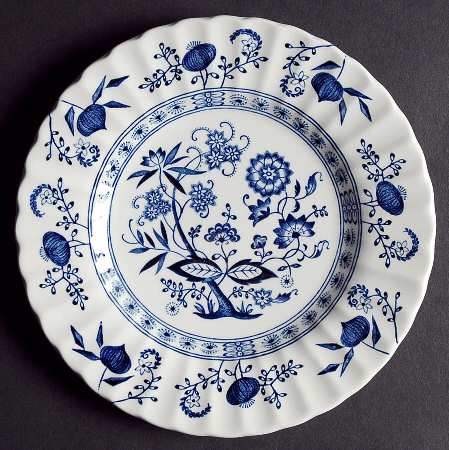 Blue Nordic Dessert/Pie Plate by J & G Meakin