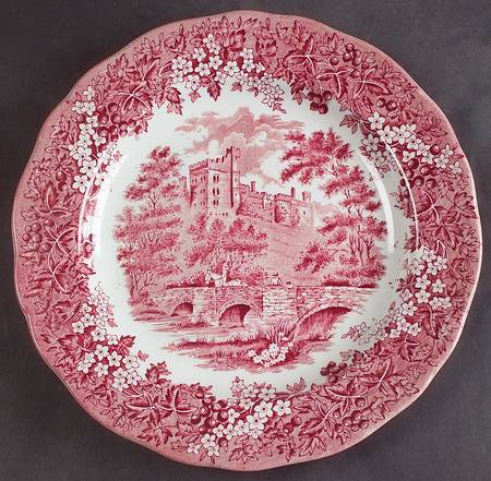 Merrie England Red and Pink by J &amp; G Meakin