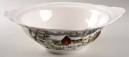 Welcome Home (Cream Background) Round Vegetable No Lid by J & G Meakin