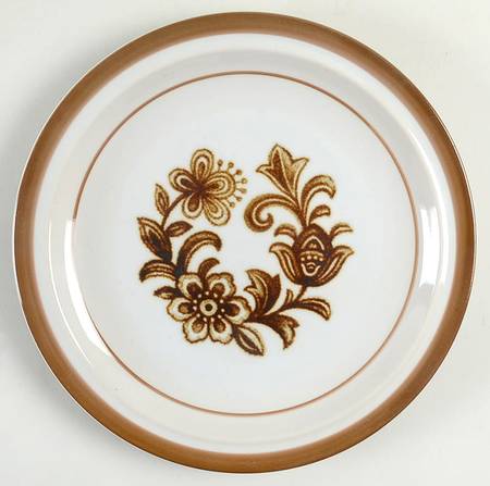 Brown Monterrey Salad Plate