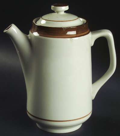 Brown Monterrey Coffee Pot & Lid