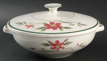 Camellia Round Covered Vegetable by Service Merchandise Inc