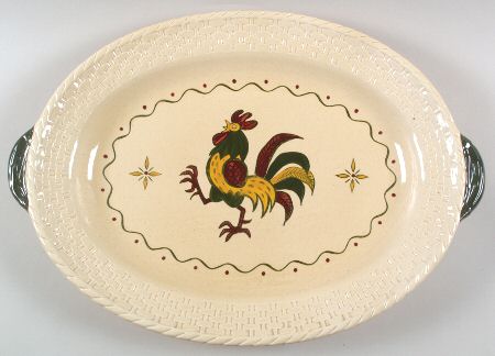 California Provincial 22" Oval Serving Platter