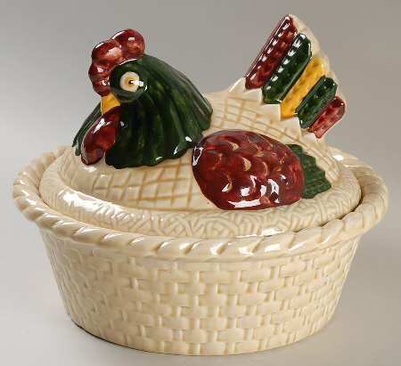 California Provincial 1.25 Qt Round Covered Casserole