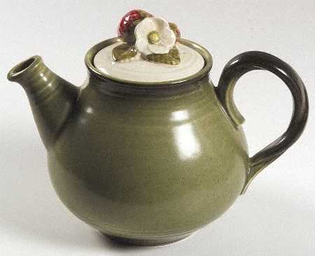 California Strawberry Teapot & Lid