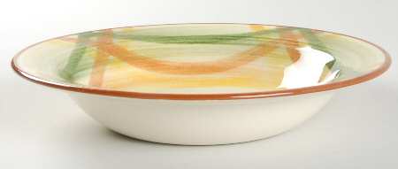 Homespun Rim Soup Bowl