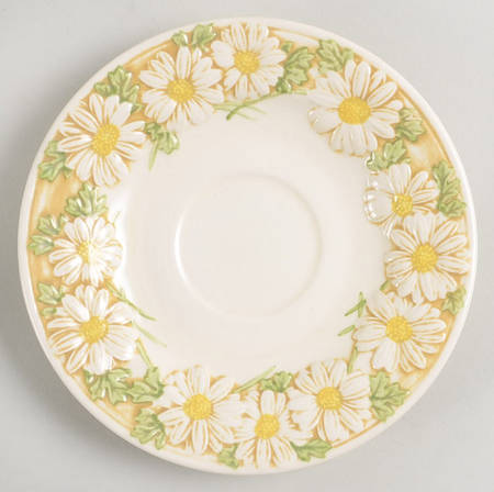 Sculptured Daisy Saucer by Metlox - Poppytrail - Vernon