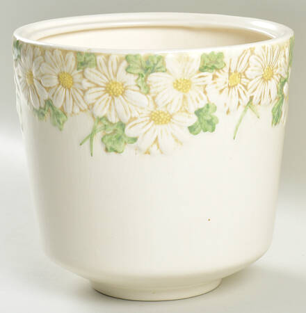 Sculptured Daisy Cookie Jar No Lid by Metlox - Poppytrail - Vernon