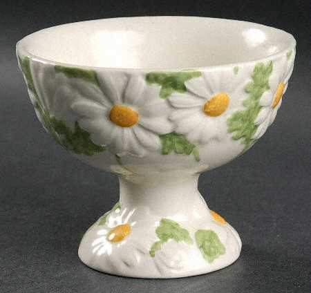 Sculptured Daisy Candy Jar No Lid by Metlox - Poppytrail - Vernon