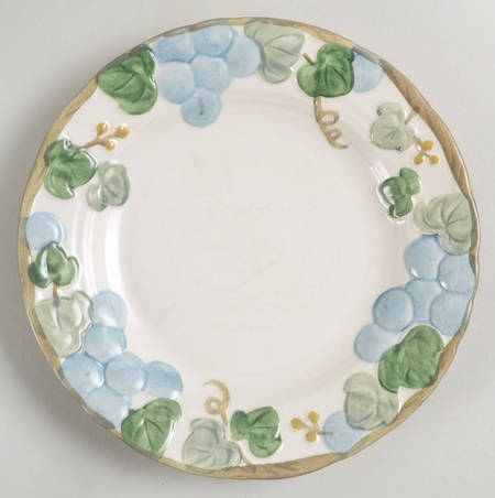 Sculptured Grape Bread & Butter Plate