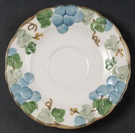 Sculptured Grape Saucer
