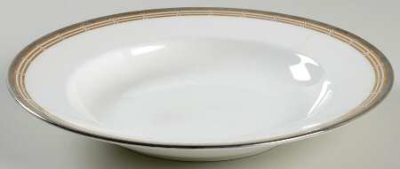 Accent Gold Rim Soup Bowl