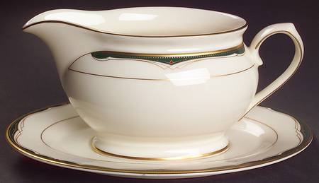 Ambassador Jade Gravy Boat & Underplate by Mikasa