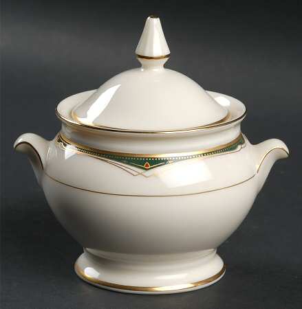 Ambassador Jade Sugar Bowl & Lid by Mikasa
