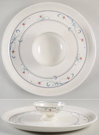 Annette 2 Pc Chip & Dip Set (Uses the Crudite Dip/Sherbet)