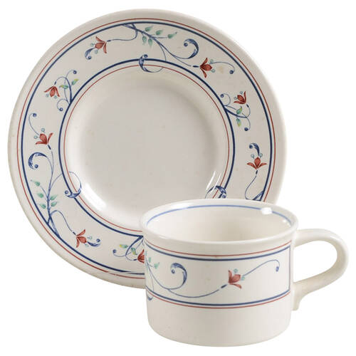 Annette Flat Demitasse Cup & Saucer Set