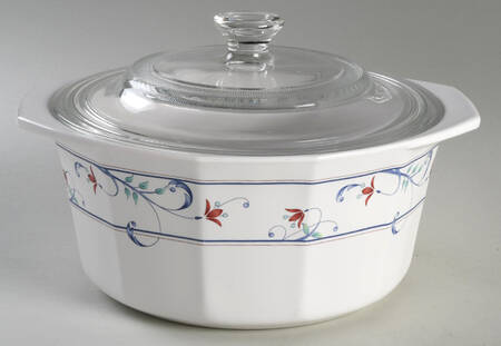 Annette 2.25 Qt Round Covered Casserole